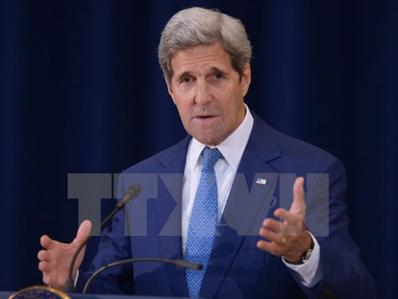 Ngoại trưởng Mỹ John Kerry.